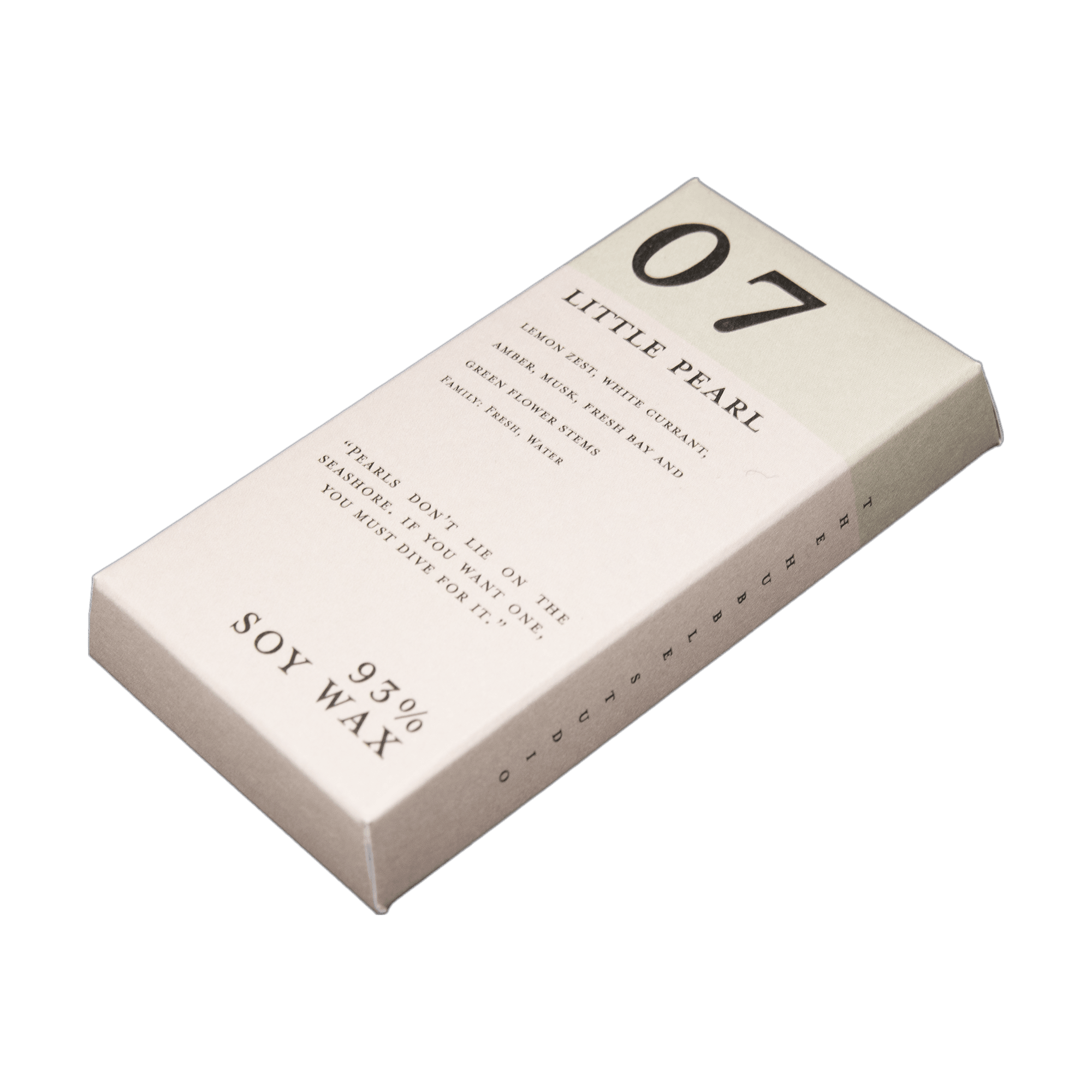 07 Little Pearl 珍珠|朱古力香薰蠟片 - The Hubble Studio - Health & Beauty - Online, 加州檸檬, 月桂葉, 檸檬, 琥珀, 白莓, 白麝香, 蠟燭, 蠟片, 護膚蠟燭, 香薰蠟片